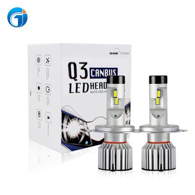 China LED Canbus Strong Canbus No Errors JG Q3mini Car LED Headlight Bulb HB3 H4 LED Auto Lamp Car Headlight Aassembly for sale