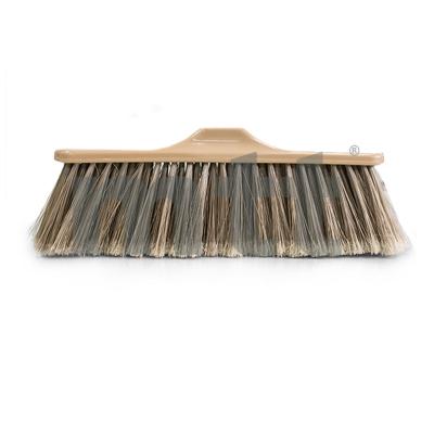 China Eco-friendly PP+PET floor mop, new design soft hair plastic floor cleaning brush, applicable to wooden floor, tile, marble for sale