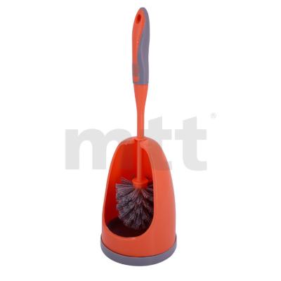 China Durable Long Handle PP Toilet Cleaning Brush And Holder Set , Bathroom Cleaning Brush for sale