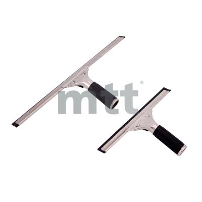 China Sustainable Rubber / Silica Stainless Steel Blade Squeegee With Hollow Handle for sale