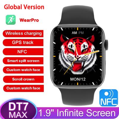 China APP Control 2022 DT7 MAX Smartwatch 7 Series DT NO.17 7 390*435 NFC GPS Tracking Smart Watch for men women reloj hombre PK DT7 plus W27 PRO for sale