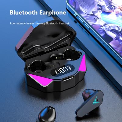 China In-Ear TWS Wireless Gaming Headphones Headset With Mic Bass Audio Sound Positioning Stereo Wireless Touch Control Headset for sale