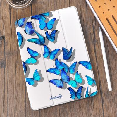 China Fashion Customized Case Butterfly For iPad 4 Mini 5 Pro 11 8th Case 10.2 Air With 7th 6th Pencil Holder Air 2 Cover 10.5 Air 3 pro 12.9 for sale