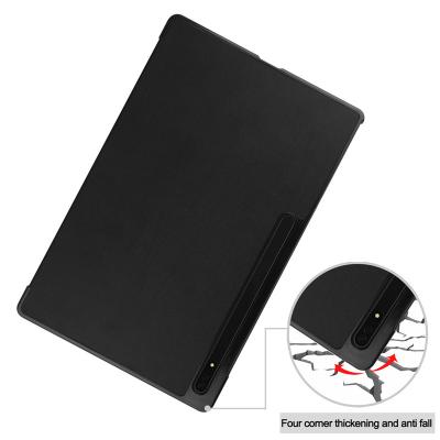 China Shockproof For Samsung Galaxy Tab S8 Tablet Ultra Slim Case Shell Stand Shock Resistant PU Leather Cover For Tab S8 Ultra 14.6 inch Case for sale