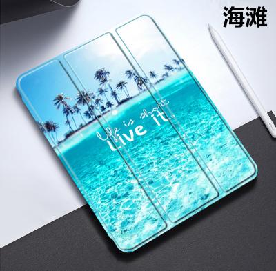 China Triple Flip Leather Case For iPad Air 5 For iPad Pro 11 Mini 6 8th 9th Case 2021 Air 2 Generation Cover With Pen Holder for sale