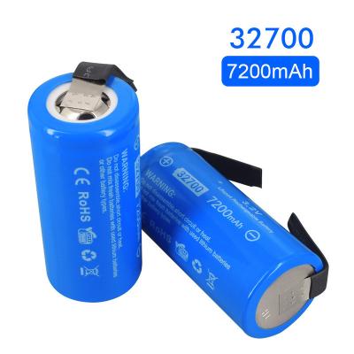 China consumer electronics 32700 battery lifepo4 lifepo4 32700 battery cells lifePO4 battery street light flat head energy storage for sale