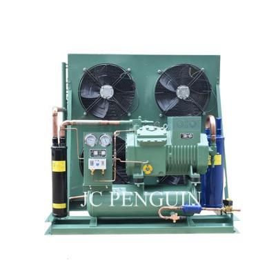 China 12HP Open Type Piston Condensing Refrigeration Compressor Water Cooled Room Cooling Unit for sale