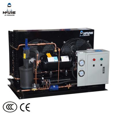 China 8HP Factory Condensing Machine Refrigeration Compressor Unit en venta