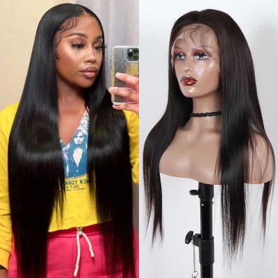 China HUGE Cheap Silky Straight Wave Hair Lace Front Wig. wig hair directly. wholesale hair wigs for black women for sale