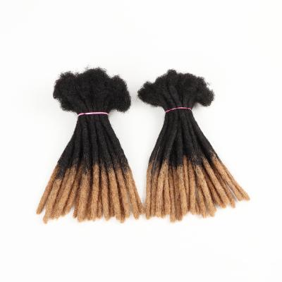 China T1B/27 Curly Extensive Dreads Hair Dreadlocks Extensions With Honey Blonde Tips 20 Locks Per Pack for sale