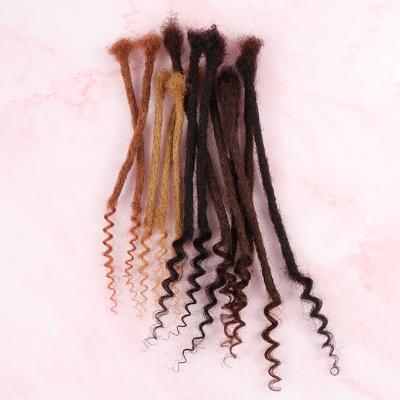 China Soft Dread Hair Piece Dreadlock Extensions VAST Dread Lock High Quality Curly Hair Extension With Curly Ends for sale