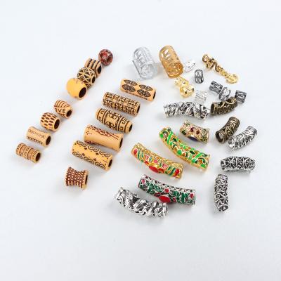 China Wholesale Factory Price Cheap Colorful Hair Beads Fashion Hair Jewelry Dreadlock Accessories For Dreadlock VAST-BEADS for sale