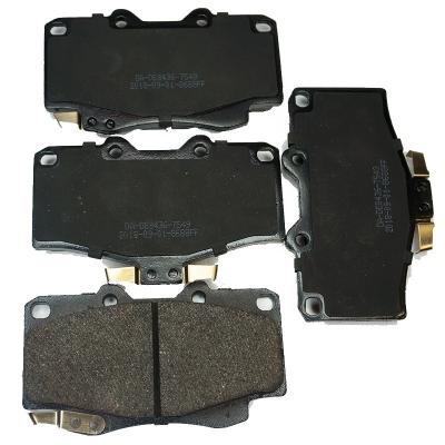 China Semi-metalic Ceramic Front Alxe Brake Pad for Japanese Cars OE 04465-60080 04465-35280 for sale