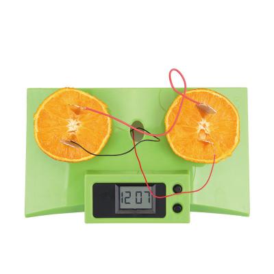 China Children plastic chemistry experiment experiment production electricity fruit models steam toys steam toys for sale