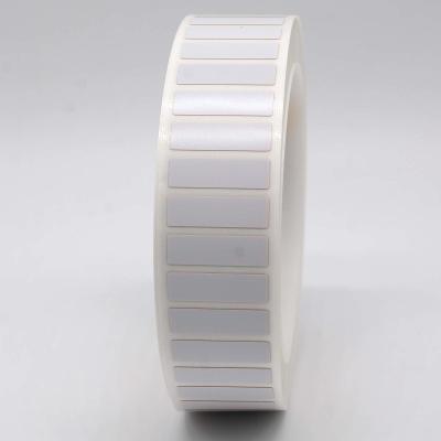 China 23.5mmx7mm Permanent Kleeflabel 1,5mil Wit Mat High Temperature Resistent Polyimide Label Te koop