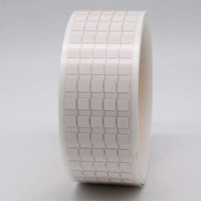 China 5x5mm 1mil White Matte High Temperature Resistant Polyimide Label for sale