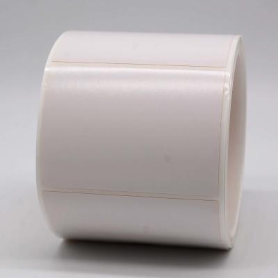 China 70 mm x 50 mm 1 mil witte matte hoge temperatuurbestendige polyimide etiket Te koop