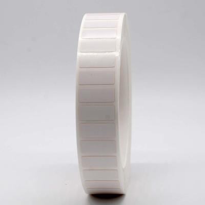 China 20mmx8mm 1mil White Matte High Temperature Resistant Polyimide Label For Single Row for sale