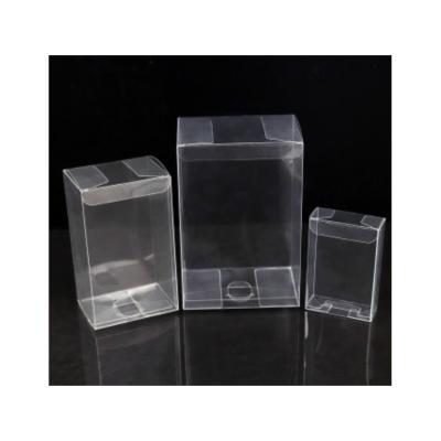 China OEM Recyclable Custom Gift Box Folding Transparent PVC PET Clear Plastic Acetate Packaging Box for sale