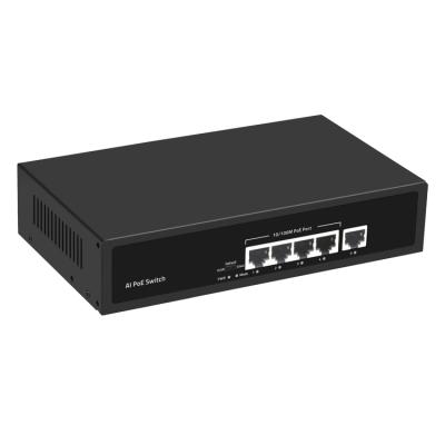 China CCTV Security System OEM Factory Wholesale Price 10100m Fiber Ethernet Poe Switch Port Fast Network 4 Optical for sale