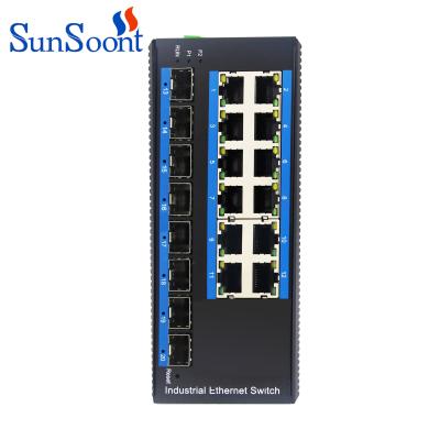 China Industrial LACP Network Switch 1000mbps Ethernet Network Switch 20 Port Controlled Module for sale