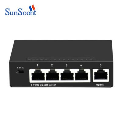 China LACP Gigabit Network Switch Fiber 5port Network Switch With One LAN Port bt60w for sale