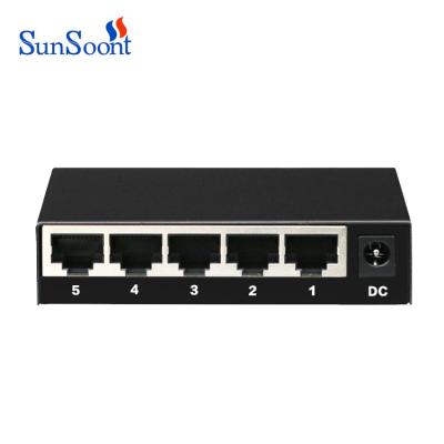 China Factory Price LACP Ethernet Wall Mounted Desktop 4 Ports 10/100Mbps Unmanaged Network Switch for sale