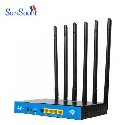 China 4g Ac1200 2.4G 5G Dual Band Gigabit Port IPv6 4g Wifi Wireless Router for sale