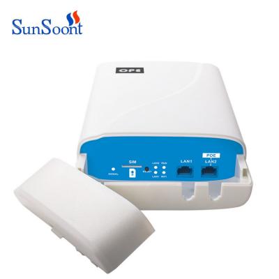 China 4g SunSoont POE Power Supply Long Range LTE Router 4G LTE Waterproof Outdoor CPE with sim card slot for sale