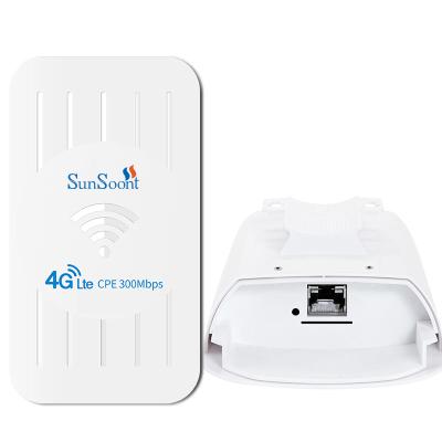 China 4g 4G LTE CPE Router WCDMA FDD-LTE TDD-LTE Outdoor Wireless CPE WIFI Bridge with SIM Card Slot for sale