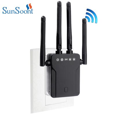 China 1200Mbps Wifi Repeater New Design Wireless Wi-Fi Repeater Long Range Supplement SST-WR122DN for sale