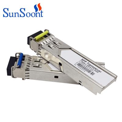 China FTTH FTTX network factory price compatible all brand SFP fiber optic transceiver 1.25g 1310nm 20km SFP, 1g SFP module for sale