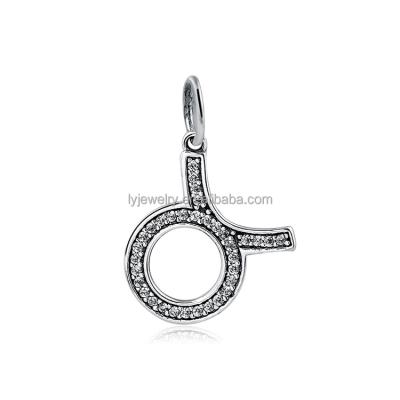 China Classic silver zodiac sign charm LYB03706, Aries, Gemini, Leo, Virgo, Cancer, Pisces, Scorpio, sterling silver beads for sale