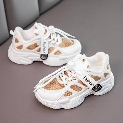 China Mesh Children Anti-slippery Breathable Lace Up Sport Children Sports Shoes Fashion Footwear Shoes For Kids for sale