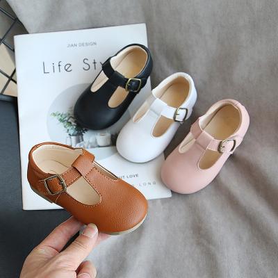 China Lightweight Baby Toddler Girl Shoes Flats PU Leather Dress Mary Jane Children's Shoes for sale