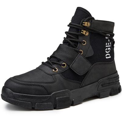 China Lightweight PU Leather Breathable High Quality Boots High Ankle Sports Shoes For Men's New Styles Men's Boots for sale