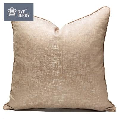 China Viable American Dyeberry Champagne Pearl Pillow Luxury Modern Style Jacquard Cushion Cover For Living Room for sale