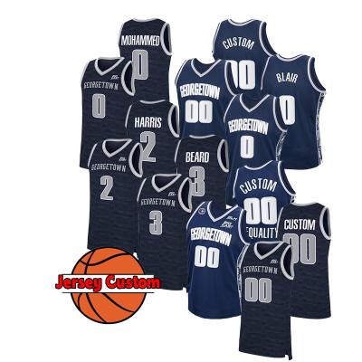 China Antibacterial Mens Georgetown Hoyas 0 Customs 2 Dante Harris Player College Basketball Jersey for sale