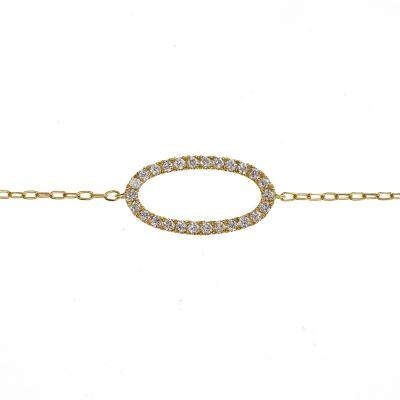 China New Arrival CLASSIC Trending Logo Stylish Latest Luxury Wedding Custom Girl Chain Bracelet for sale