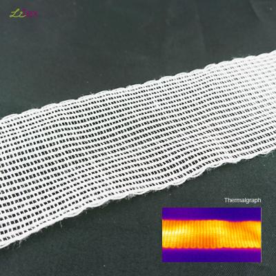 China Flexible Non Carbon Nomex Polyester Fiber Heating Element For Heat Preservation for sale