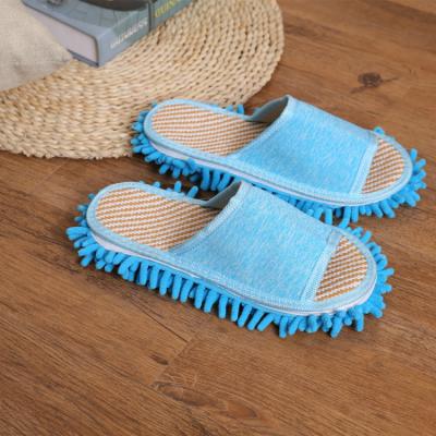 China Light Weight hot selling easy walking cleaning floor cheap wholesale eco cosy microfiber lady slipper for sale