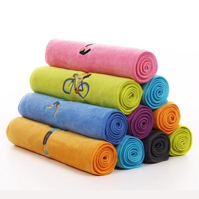 China Super Absorbent Workmanship QUICK DRY Anti-frizz Soft Running Basketball Gym Towel Microfiber for sale