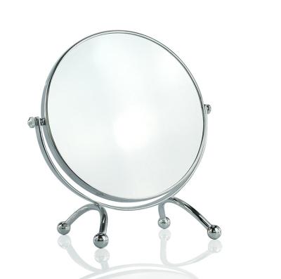 China 360 Degree 10X Swivel Table Top Travel Free Circular Two Way Portable Compact Magnifying Mirror for sale