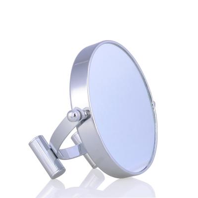 China Portable 5 Inch Makeup Magnifying Tool Bend Up Vanity Mirror With Stand for sale