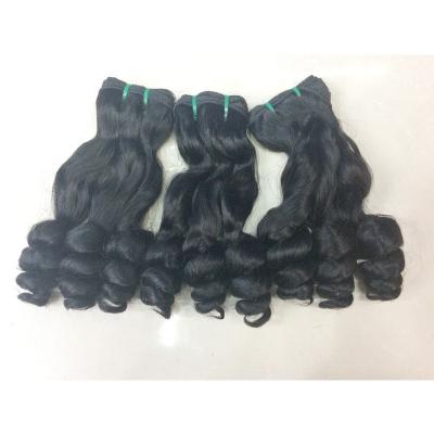 China Good Quality Raw Virgin Double Drawn Hair Peruvian Hair Bundles 100% Unprocessed Human Hair Extension Double Drawn Duchess Curl for sale