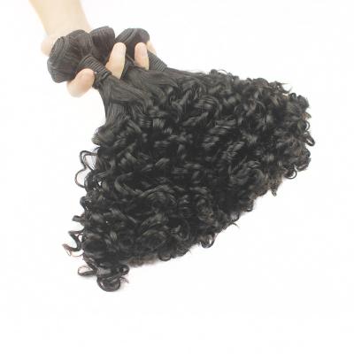 China Beauty Top Double Hair Double Drawn Virgin Hair High Quality Funmi Super Double Drawn Hair Bundles Amazing Curl Hot Selling In Nigeria for sale