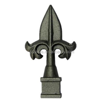 China Easily Assembled Ornamental Cast Iron Spear Fence Heads for sale