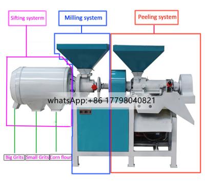 China diesel maize corn maize flour milling machine for sale