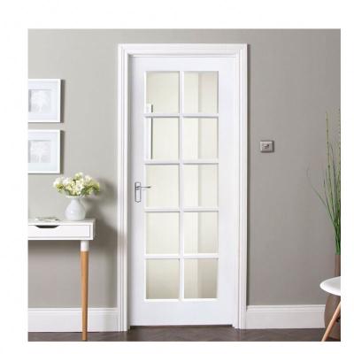 China Crittall Waterproof Single Glass Aluminum Chengdong Style Soundproof Used Interior French Doors For Sale for sale