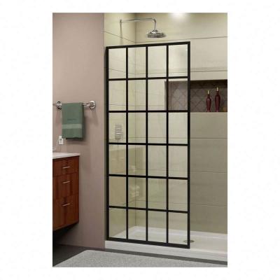 China With European Frame Flower Niche EN12150-1 Pivot Hinge Nano Swing Cheap Glass Shower Door for sale